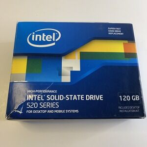 Intel SSDSC2CW120A3K5 520-Series 120Gb SATA-III 2.5-Inch 9.5mm MLC Internal SSD